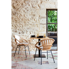 VINCENT SHEPPARD Bistro Table Quadro Black Frame Outdoor