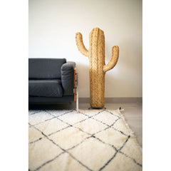 AFKLIVING Handmade Berber Rug Kasbah Beige