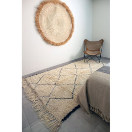 AFK LIVING Handmade Berber Rug Semmarine Beige