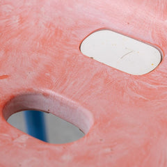ATELIER TOBIA ZAMBOTTI Chair “The Fan Chair” Pink & Yellow
