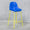ATELIER TOBIA ZAMBOTTI High Stool “The Fan Chair” Blue & Blue