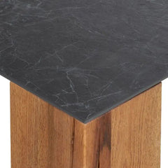 ZAGO Extendable Dining Table Thin Ceramic Solid Oak 200+50cm