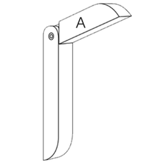 DRUGEOT Coat Hook Toucan Turquoise Blue