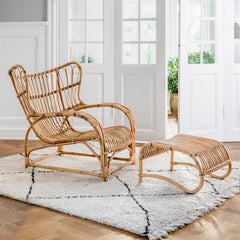 SIKA DESIGN Lounge Chair Teddy Rattan