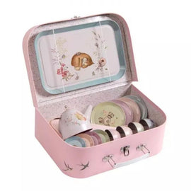 MOULIN ROTY Suitcase Tea Dinette "Les Rosalies"
