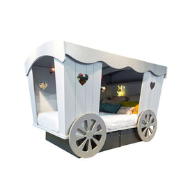MATHY BY BOLS Kids Bed Carriage wood 120x190cm