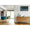 ZAGO Sideboard Allure 4 doors 1 drawer metal legs oak 200cm