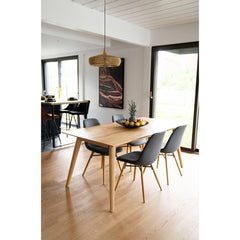 ZAGO Extendable Dining Table Elfy oak 180+50cm