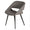 ZAGO Dining chair Ada metal legs fabric