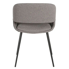 ZAGO Dining chair Ada metal legs fabric