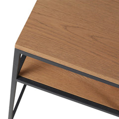 ZAGO Desk Allure metal legs oak 120cm