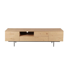 ZAGO Sideboard TV Cabinet Allure metal legs oak 200cm