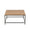 ZAGO Coffee Table Allure metal structure oak 80cm