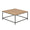 ZAGO Coffee table Allure metal structure oak 80cm