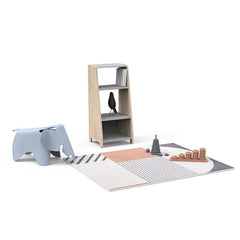 MATHY BY BOLS Montessori Evolving Shelf Asymetry pine wood