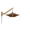 GOOD&MOJO Wall Light Bali Short Swing Arm Bamboo 44cm