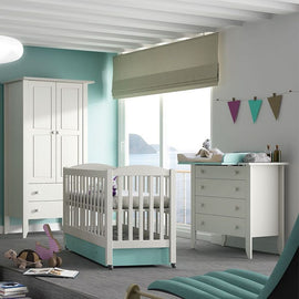 MATHY BY BOLS Kids Cot Lisa lime wood 60x120cm