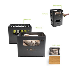 HÖFATS Beer Box Fire Basket