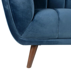 ZAGO Armchair Beryl Wood Legs Fabric