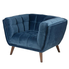 ZAGO Armchair Beryl Wood Legs Fabric