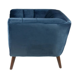 ZAGO Armchair Beryl Wood Legs Fabric