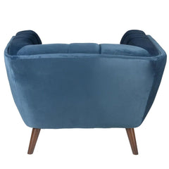 ZAGO Armchair Beryl Wood Legs Fabric