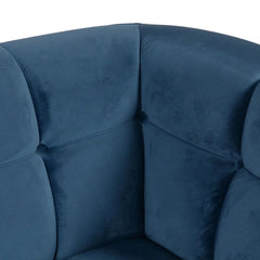 ZAGO Armchair Beryl Wood Legs Fabric