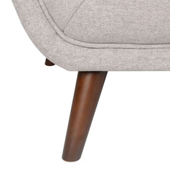 ZAGO Armchair Beryl Wood Legs Fabric