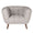 ZAGO Armchair Beryl Wood Legs Fabric