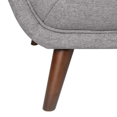 ZAGO Armchair Beryl Wood Legs Fabric