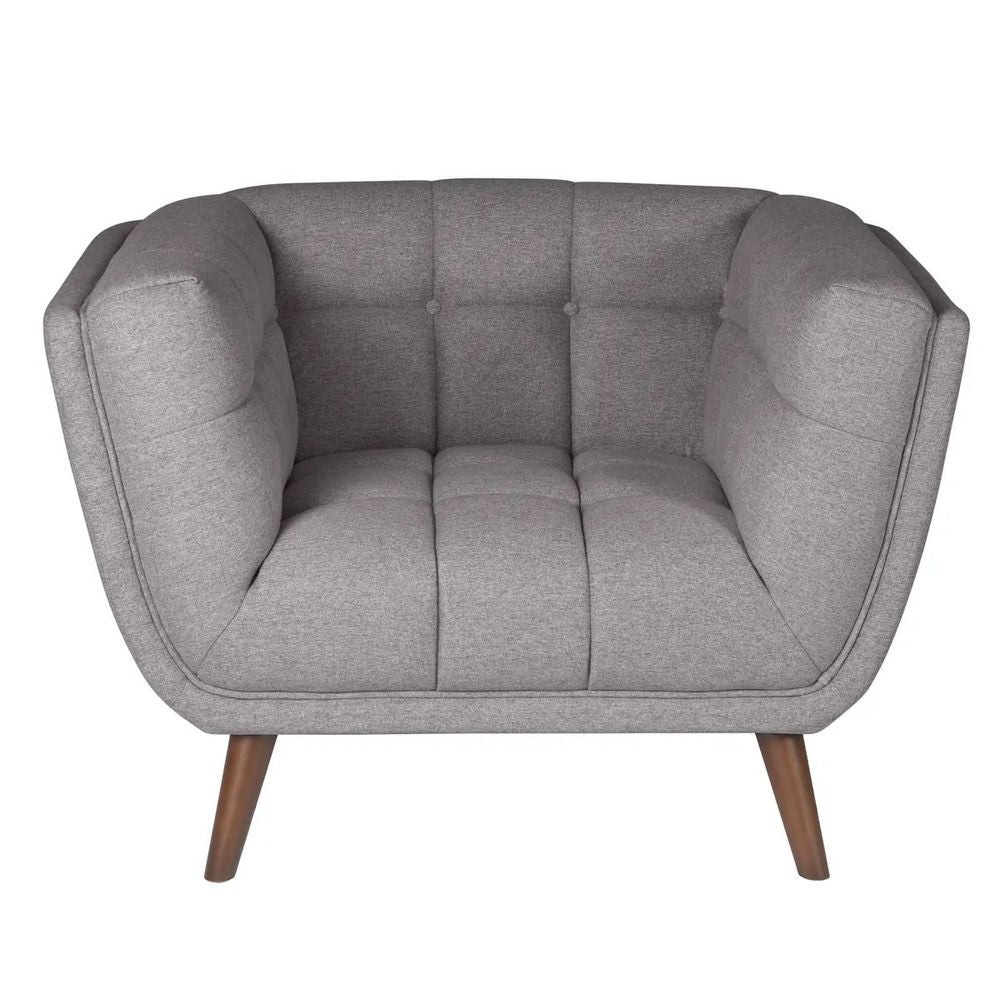 ZAGO Armchair Beryl Wood Legs Fabric