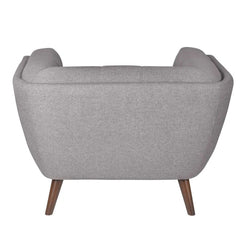 ZAGO Armchair Beryl Wood Legs Fabric