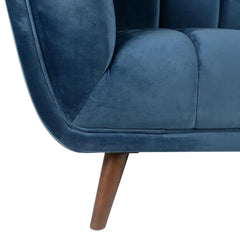 ZAGO Sofa 3-seater Beryl Wood Legs Fabric