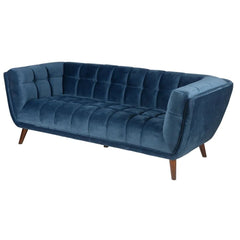 ZAGO Sofa 3-seater Beryl Wood Legs Fabric