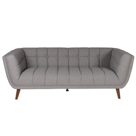 ZAGO Sofa 3-seater Beryl Wood Legs Fabric