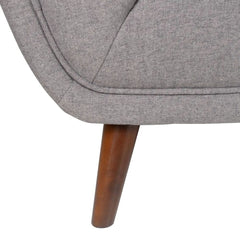 ZAGO Sofa 3-seater Beryl Wood Legs Fabric