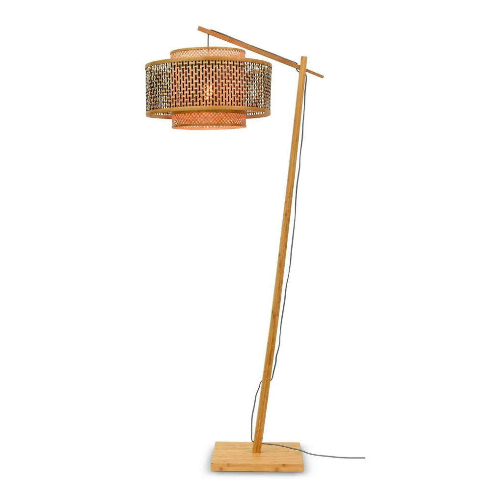 GOOD&MOJO Floor Lamp Bhutan Bamboo Natural Base 176cm
