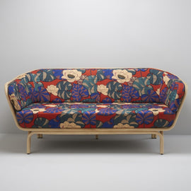ORCHID EDITION Sofa Boa Rattan Idris Fabric