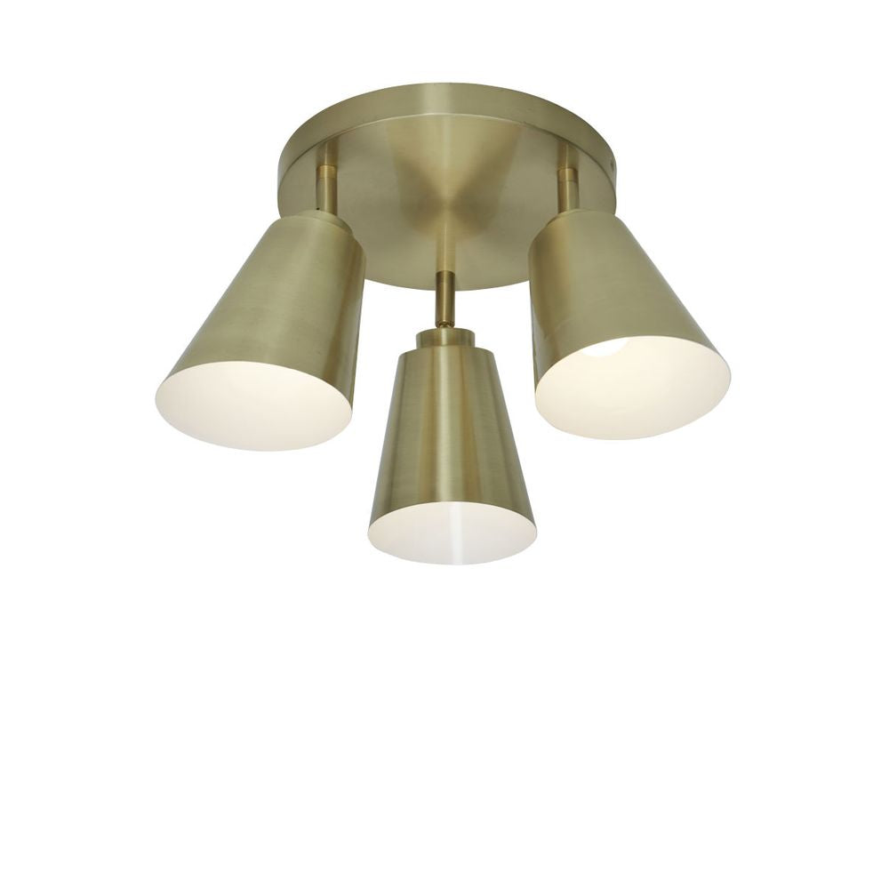 IT’S ABOUT ROMI Ceiling lamp Bremen 3 shade round black iron