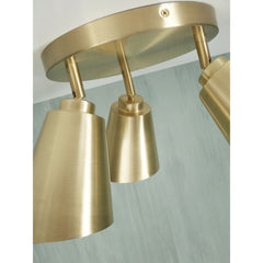 IT’S ABOUT ROMI Ceiling lamp Bremen 3 shade round black iron