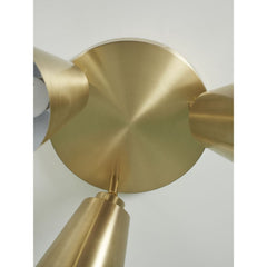 IT’S ABOUT ROMI Ceiling lamp Bremen 3 shade round black iron