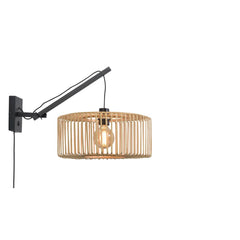 GOOD&MOJO Wall Light Bromo Swing Arm Bamboo 40cm