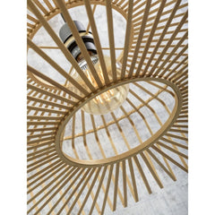 GOOD&MOJO Wall Light Bromo Swing Arm Bamboo 40cm
