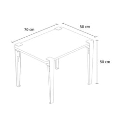 TIPTOE Kids Desk Oak Steel Legs