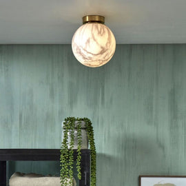 IT’S ABOUT ROMI Ceiling lamp Carrara globe white marble