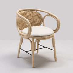 ORCHID EDITION Dining Armchair Contour Rattan Migliore Beige