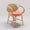ORCHID EDITION Dining Armchair Contour Rattan Capture Pink