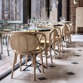 ORCHID EDITION Dining Armchair Contour Rattan Without Cushion