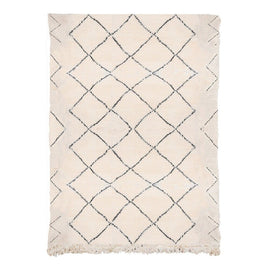 AFK LIVING Handmade Berber Rug Cherratin Beige