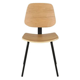ZAGO Chair Erra metal legs natural ash